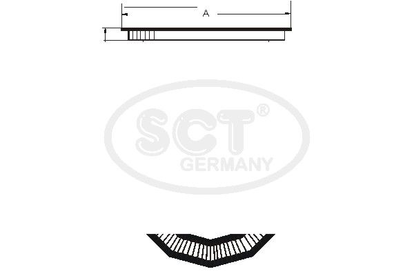 SCT GERMANY Воздушный фильтр SB 078